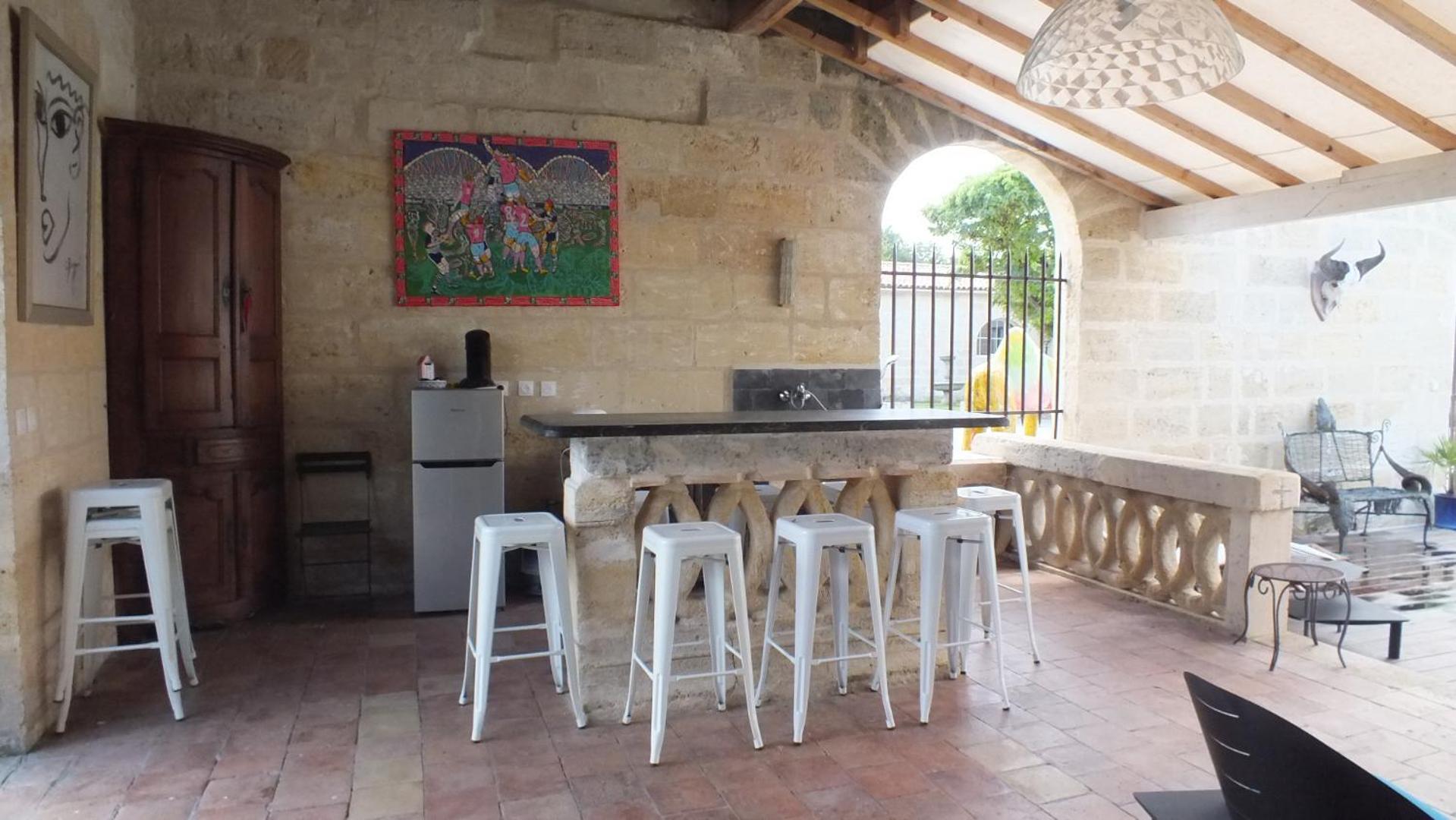 Villa La Chapelle du Domaine de Choisy à Abzac  Extérieur photo