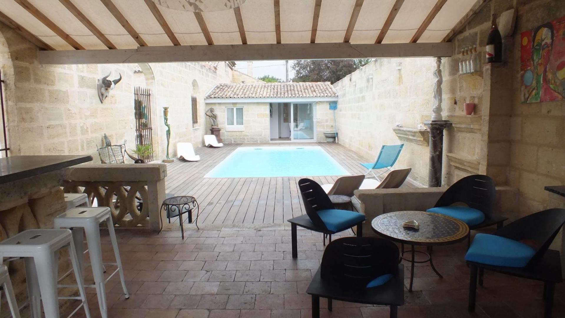Villa La Chapelle du Domaine de Choisy à Abzac  Extérieur photo