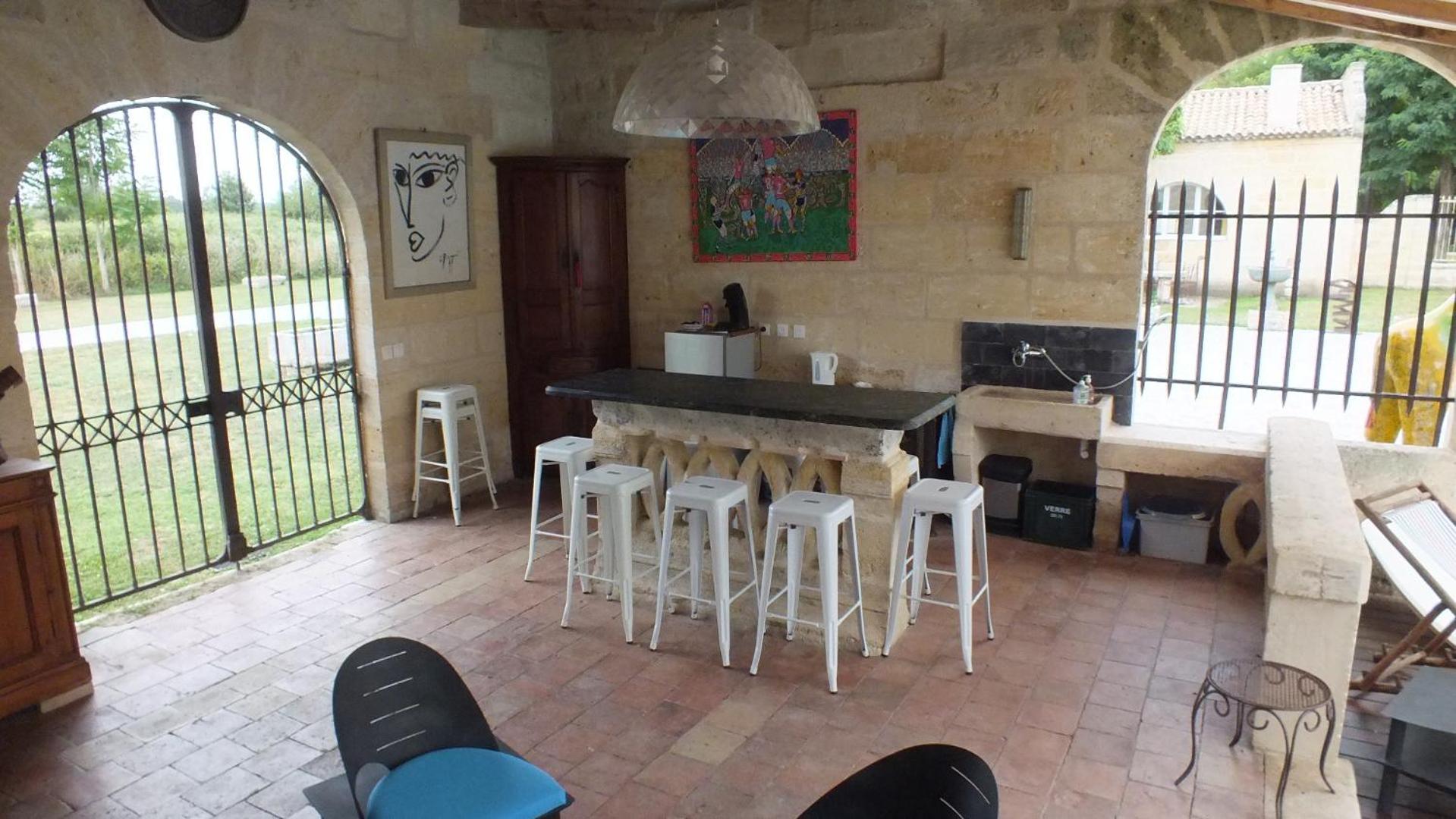 Villa La Chapelle du Domaine de Choisy à Abzac  Extérieur photo