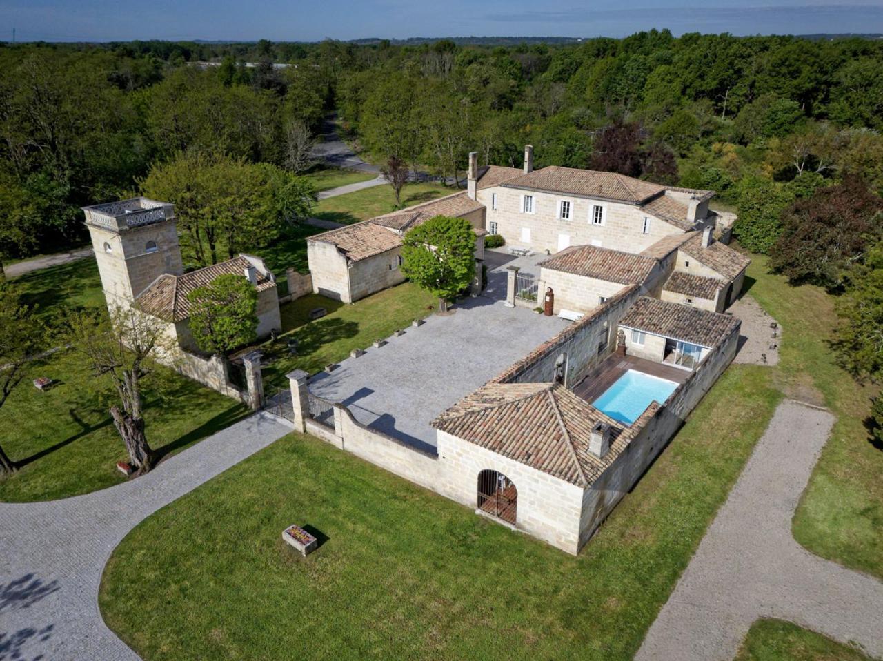 Villa La Chapelle du Domaine de Choisy à Abzac  Extérieur photo