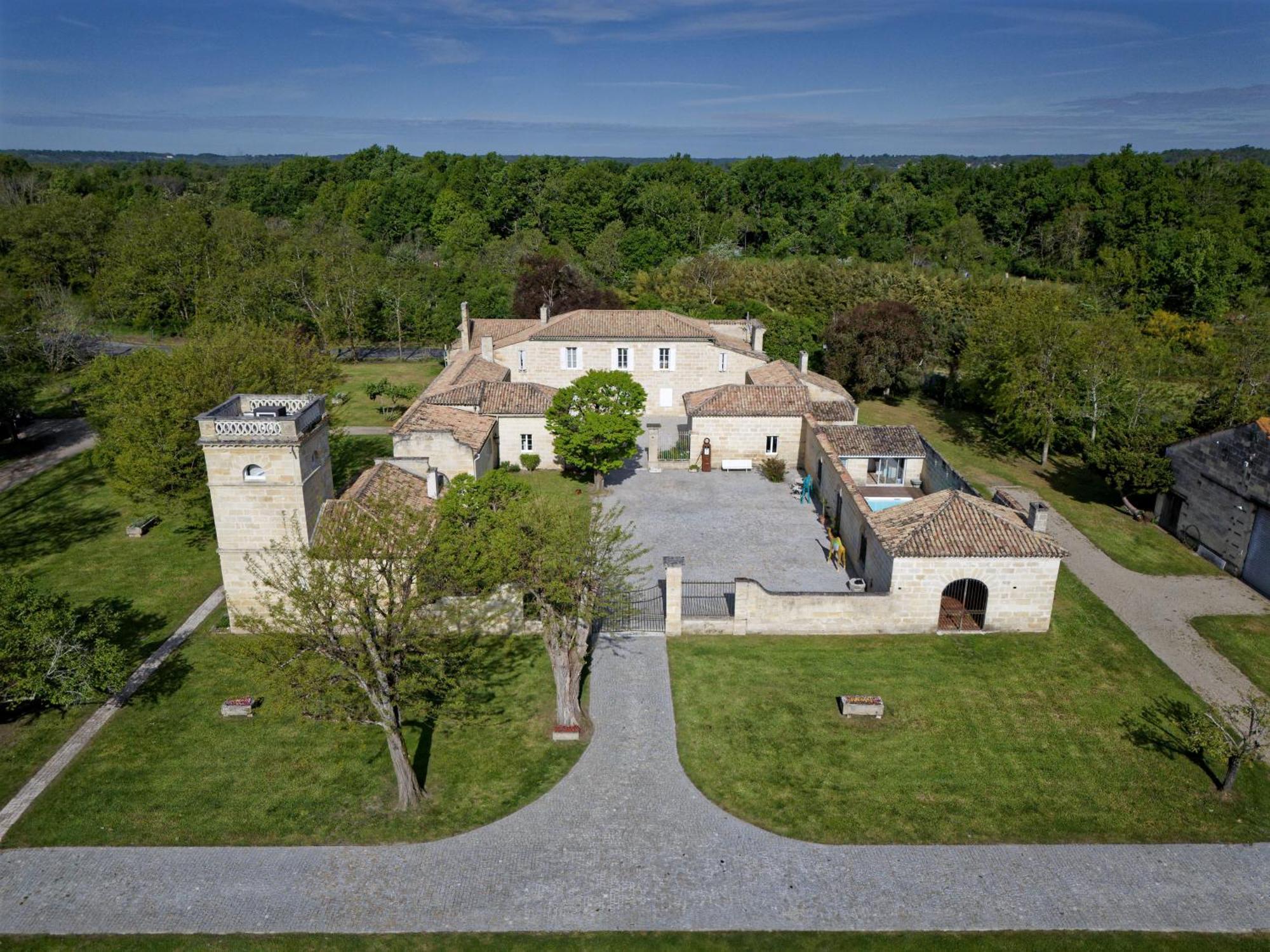 Villa La Chapelle du Domaine de Choisy à Abzac  Extérieur photo