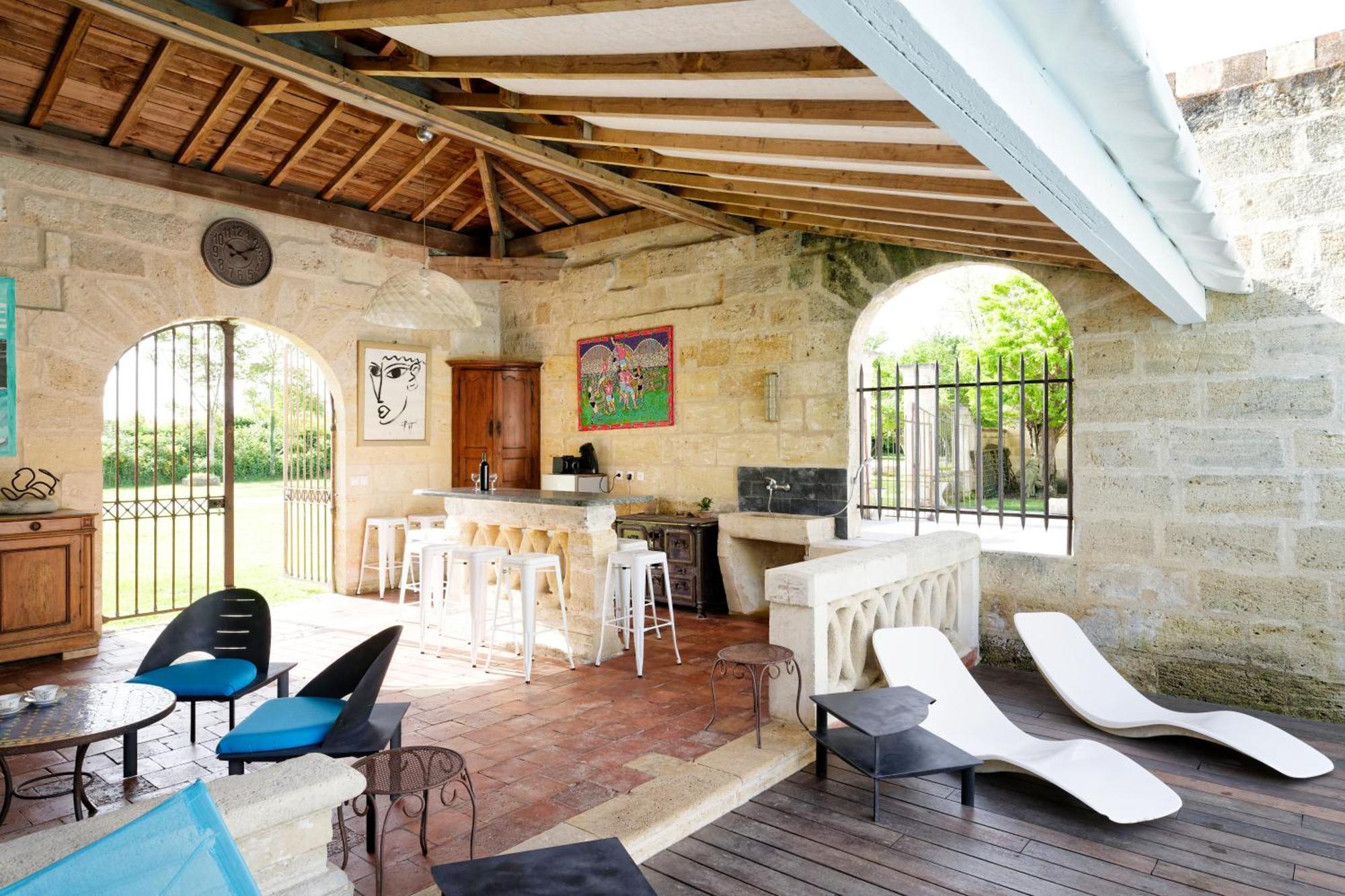Villa La Chapelle du Domaine de Choisy à Abzac  Extérieur photo