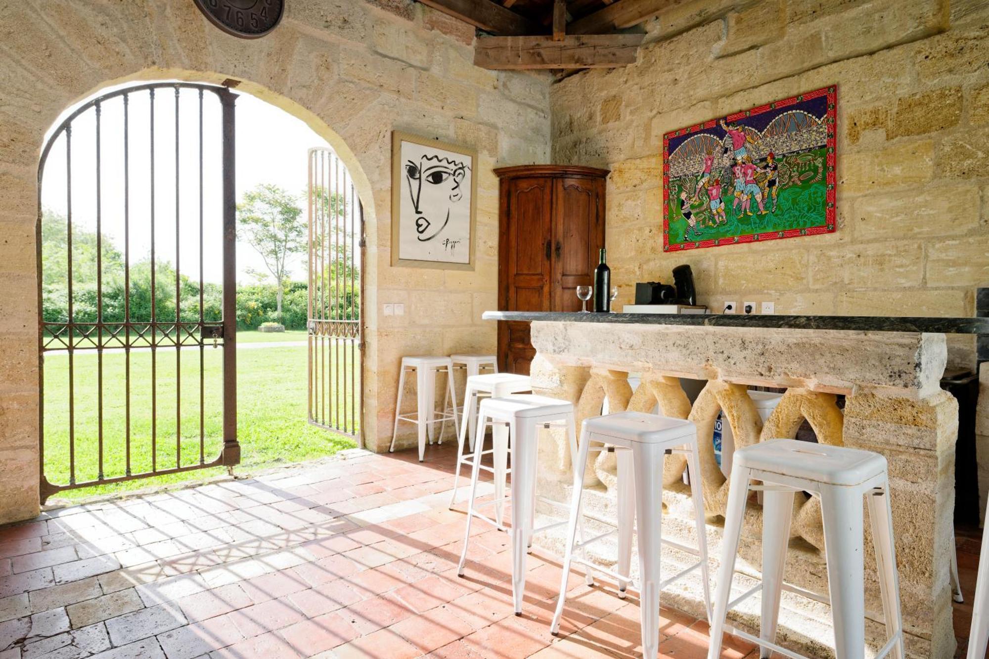 Villa La Chapelle du Domaine de Choisy à Abzac  Extérieur photo